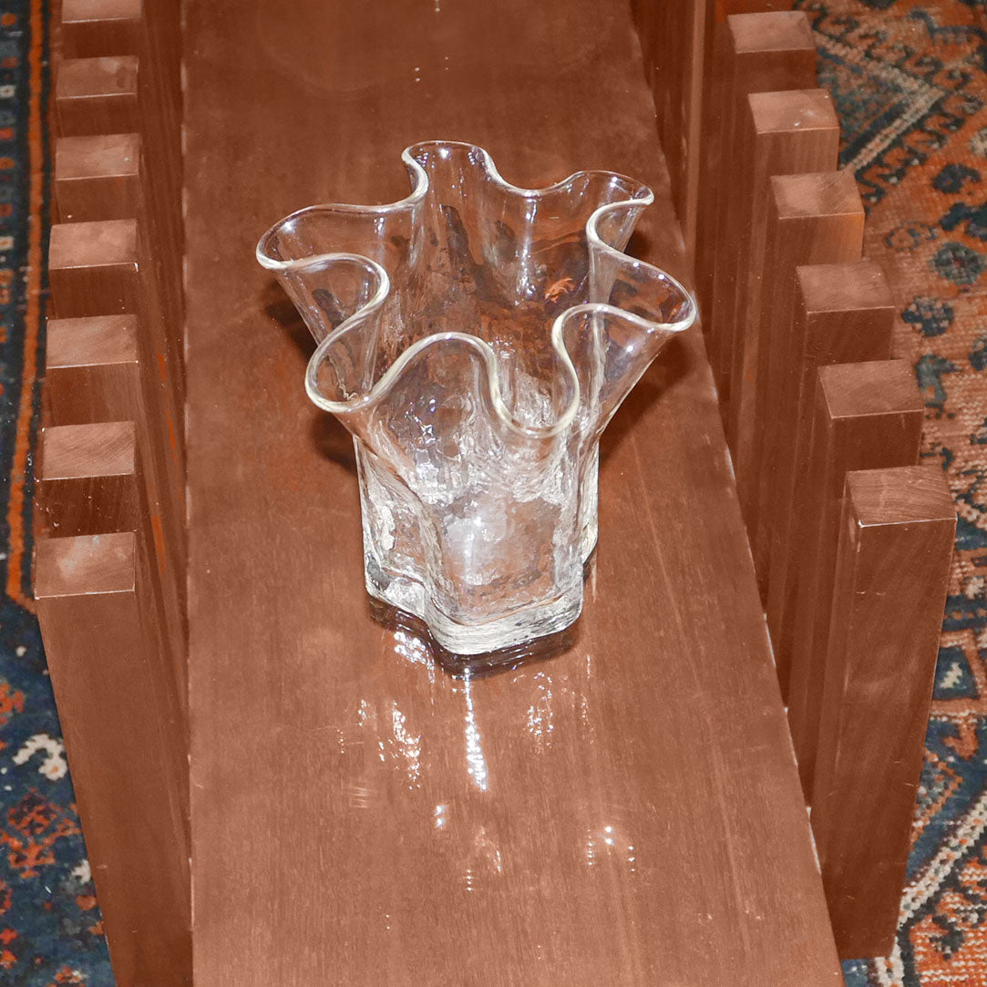 freeform glass vase