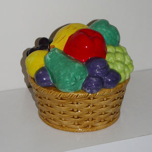 fruit basket cookie jar