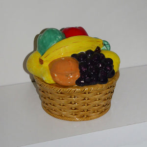 fruit basket cookie jar