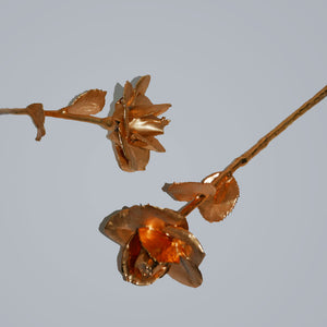 "gold" decorative rose