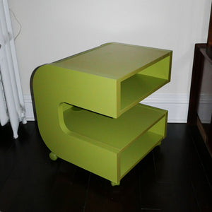 green c shaped side table