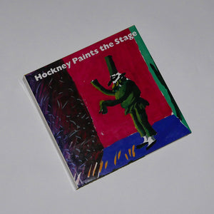 1st edition hockney paints the stage 1983