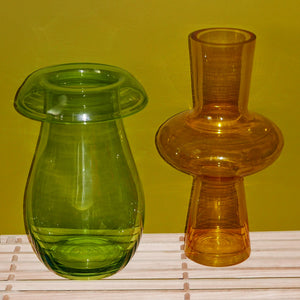 glass ufo vase