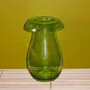 green ikea mushroom vase