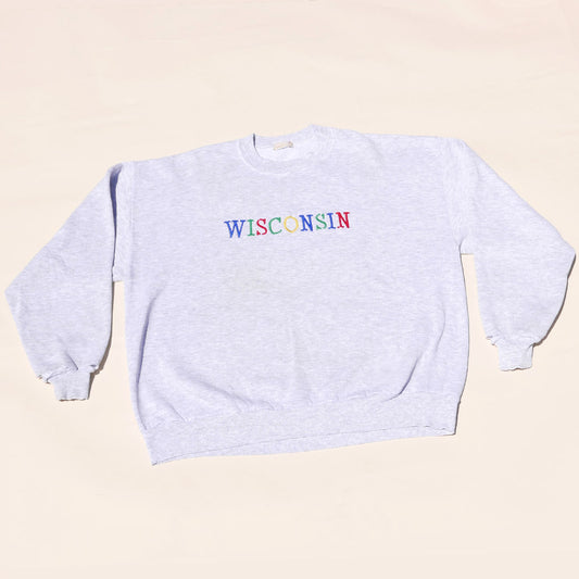 wisconsin crew neck
