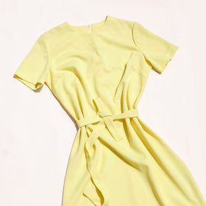 vintage lemon drop dress