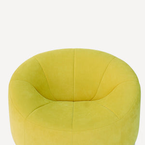 ligne roset yellow pumpkin lounge set