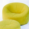 ligne roset yellow pumpkin lounge set