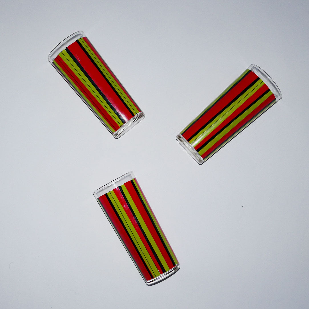 striped tumbler glasses