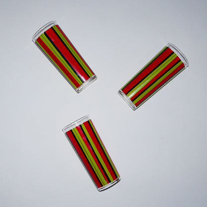 striped tumbler glasses