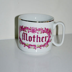 mother & father mugs vintage black dot shops