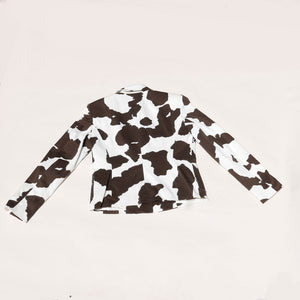 MK cow print jacket