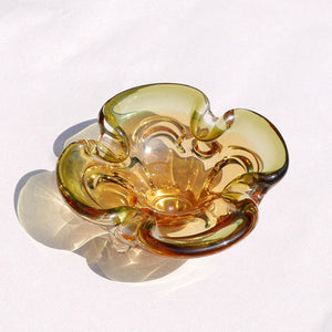 olive art glass