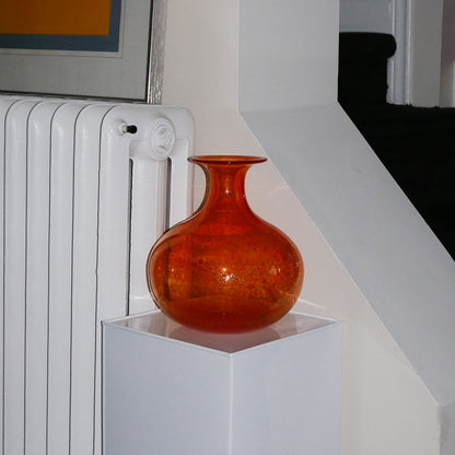 orange decorative vase