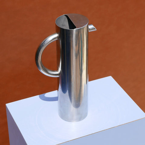 modern stainless steel water pitcher