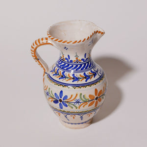 spanish hand painted pitcher