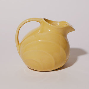 yellow hall's art deco pitcher
