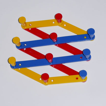 80s plastic expandable wall rack