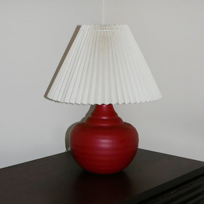 pleated lamp