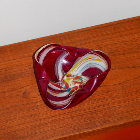 handblown swirl catchall