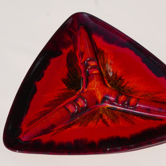 triangle ashtray mid century toronto vintage black dot shops