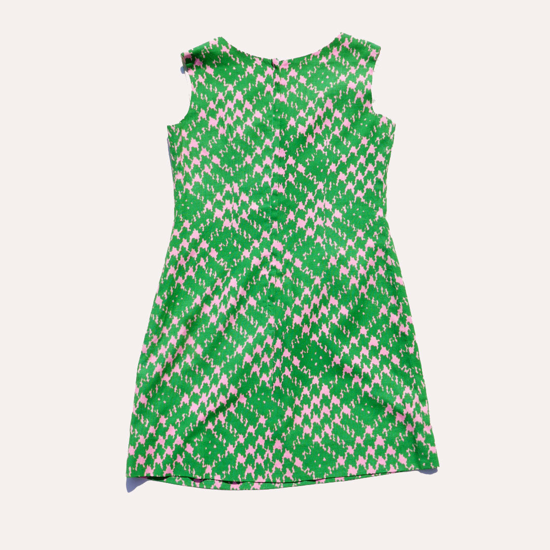 retro printed dress