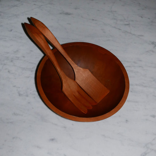 teak salad bowl