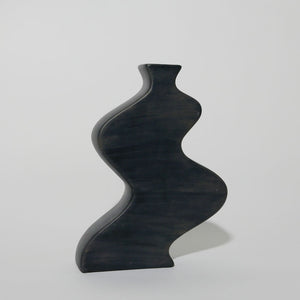 wiggly ceramic vase