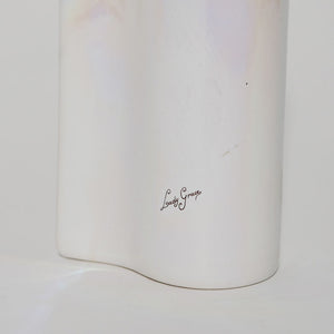 iridescent pearl 'lady grace' vase