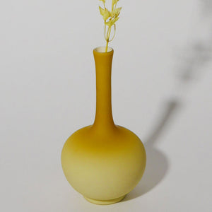yellow ombre mcm vase