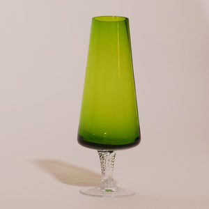 neon emerald green vase