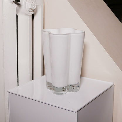 white clover vase