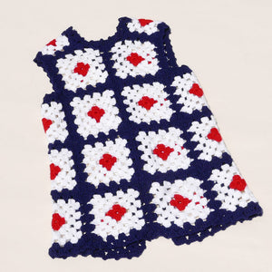 vintage crocheted vest