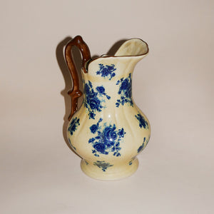 porcelain blue rose jug