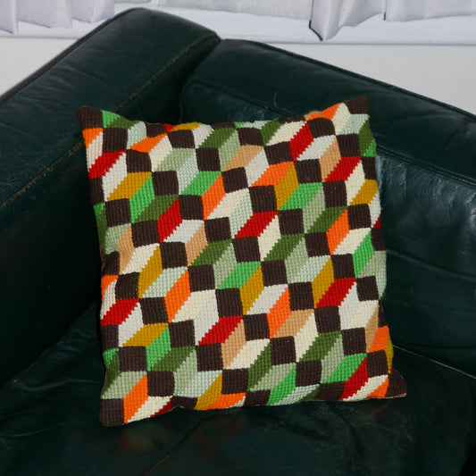 bargello cushion