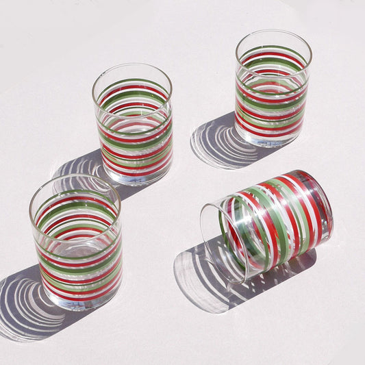 4x vintage tumblers
