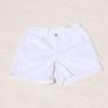 white denim shorts