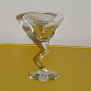 zig zag martini glass