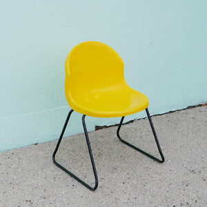 yellow overman office chair