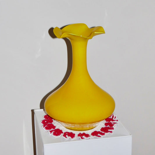 sunshine yellow vase